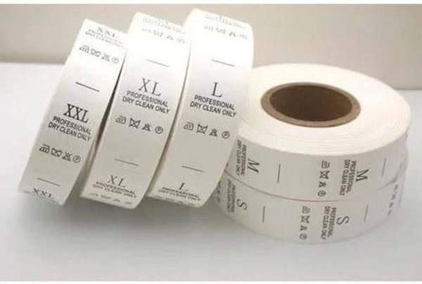 Tafetta Fabric Labels - 75mm x 250mtrs, 1.5 inch core - Image 2