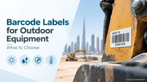 Barcode Labels for Outdoor Equipment: How to Choose Weather-Resistant Asset Labels in the UAE