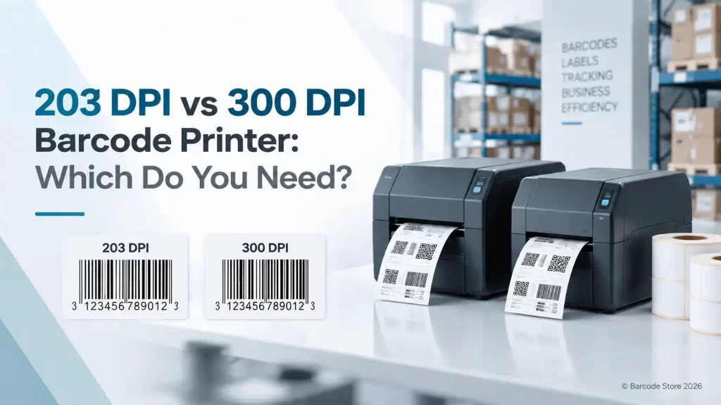 203 DPI vs 300 DPI Barcode Printer: Which Do You Need?